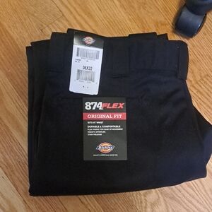 Dickies Black 874 Flex Original Fit Men's Pants